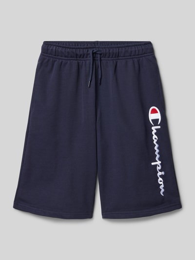 CHAMPION Sweatshorts mit Logo-Stitching Marine 1