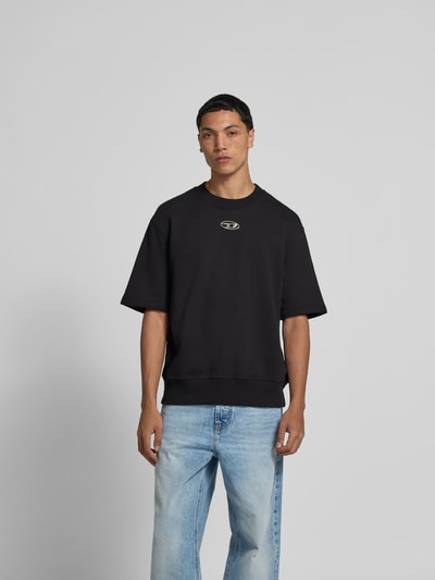Diesel T-Shirt mit Label-Detail Black 4