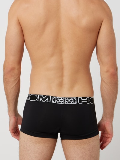 HOM Boxershort met stretch, model 'Bertrand' Zwart - 5