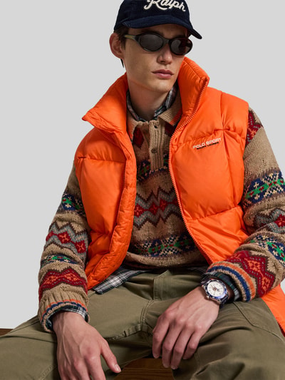Polo Ralph Lauren Steppweste mit Logo-Detail Orange 3