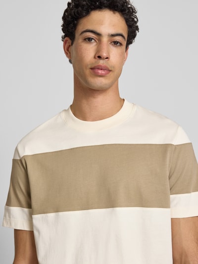 Marc O'Polo DENIM Relaxed Fit T-Shirt aus reiner Baumwolle Mittelbraun 3