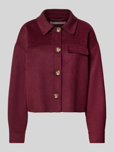 Christian Berg Woman Selection Jacke mit Knopfleiste Pflaume 2