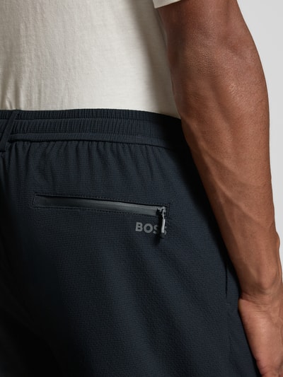 BOSS Green Tapered Fit Hose mit Tunnelzug Modell 'CONVERT PLEAT' Black 3