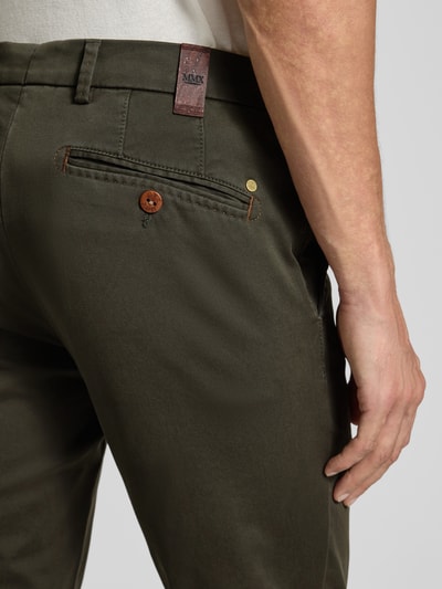 Mmx Chino mit Gesäßtaschen Modell 'Lupus' Oliv 3