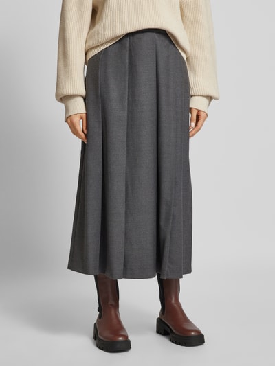 Weekend Max Mara Midirok met bandplooien Middengrijs - 4