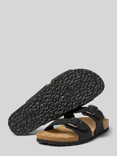 Only Pantoletten mit Dornschließen Modell 'MAXI-13' Black 4