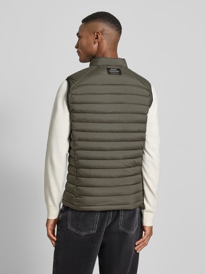 ECOALF Steppweste mit Reißverschlusstaschen Modell 'CARDIFF' Hellgrau 5