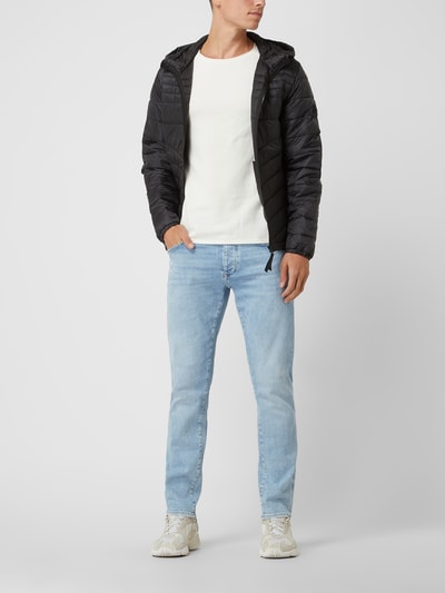 Jack & Jones Kurtka pikowana z naszywką z logo model ‘HERO’ Czarny 1