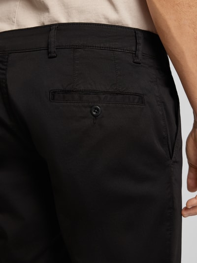 Carl Gross Chino met steekzakken, model 'Tomme' Zwart - 3