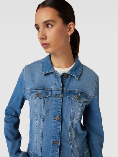 NOISY MAY® Jeansjacke mit Brusttaschen Modell 'DEBRA' Jeansblau 3