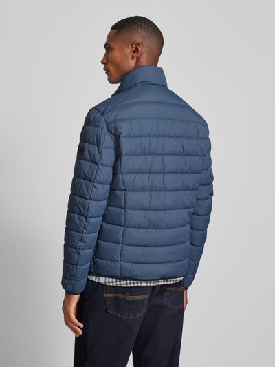 Marc O'Polo Regular Fit Steppjacke mit Reißverschlusstaschen mit gummierter Blende Rauchblau 5