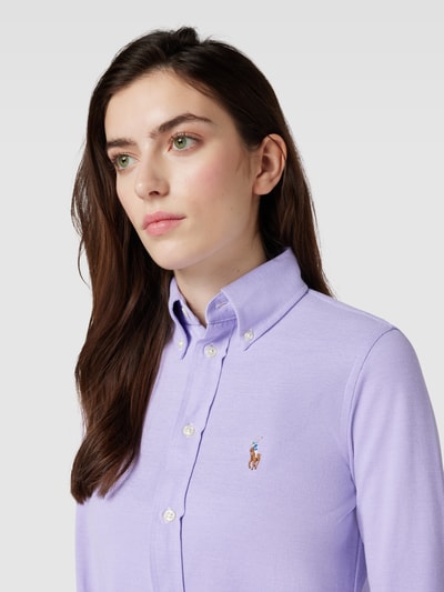 Polo Ralph Lauren Bluzka z kołnierzykiem typu button down Błękitny 3