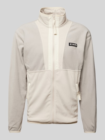 COLUMBIA Sweatjacke mit Label-Details Hellgrau 1