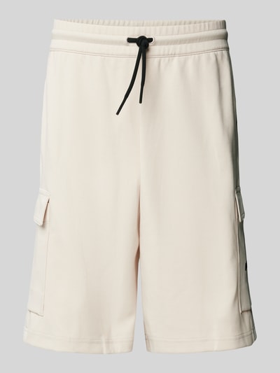 EA7 Emporio Armani Sweatshorts mit elastischem Bund Offwhite 2