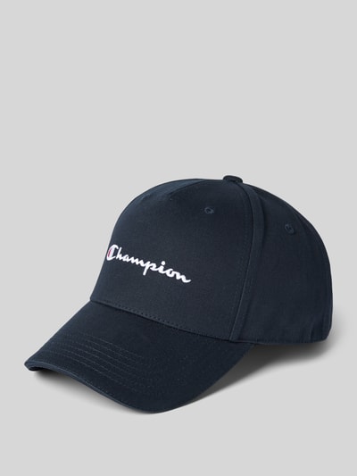 CHAMPION Basecap mit Label-Stitching Modell 'Legacy' Marine 1