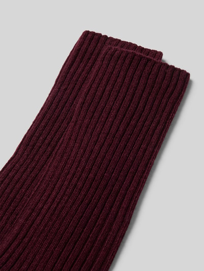 FALKE Socken aus Woll-Mix mit Kaschmir-Anteil Modell 'COSY' Bordeaux 2