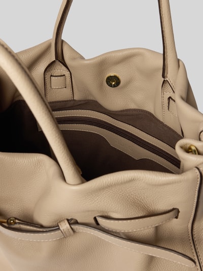 Abro Torebka ze skóry model ‘JILL’ Szarobrązowy 5