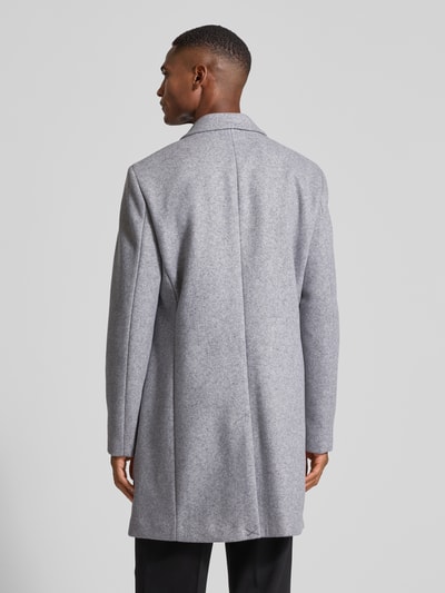 MCNEAL Mantel aus Woll-Mix mit Reverskragen Hellgrau 5