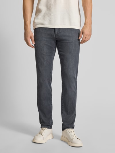 Brax Regular Fit Jeans mit Eingrifftaschen Modell 'CHUCK' Anthrazit 4