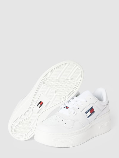 Tommy Jeans Sneaker mit Plateau-Sohle Modell 'BASKET' Weiss 4