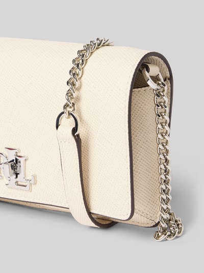 Lauren Ralph Lauren Schoudertas van runderleer met labelapplicatie Offwhite - 3
