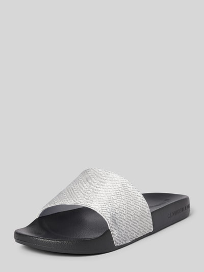 Calvin Klein Jeans Sandalette mit Logo-Muster Black 1