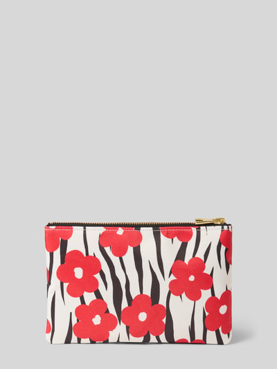 Produktfoto, Pouch mit Allover-Animal-Print Modell 'Wildflower' von WOUF mit floraler Allover-Print, Logo-Patch, Hauptfach mit Reißverschluss