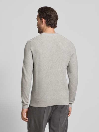 MCNEAL Strickpullover mit gerippten Abschlüssen Mittelgrau Melange 5