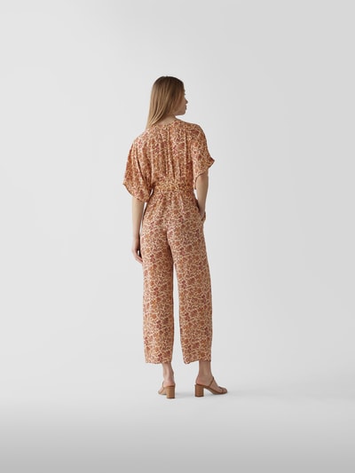 Vanessa Bruno Jumpsuit mit floralem Allover-Muster Ecru meliert 5