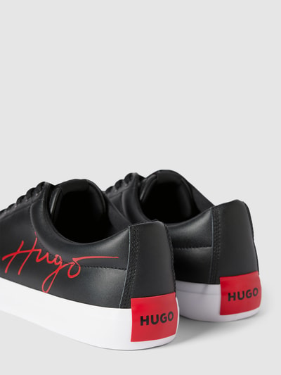 HUGO Sneakers met labelprint, model 'Dyer' Zwart - 2