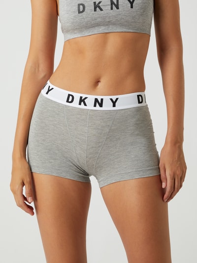 DKNY Panty mit Logo-Bund  Mittelgrau Melange 4