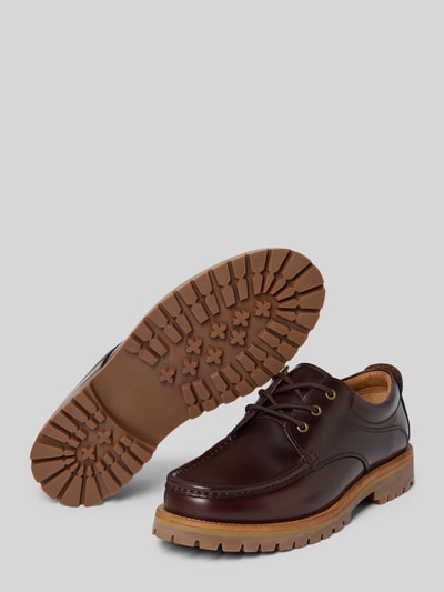Selected Homme Schnürschuhe aus echtem Leder Modell 'HOLGER' Dunkelbraun 4