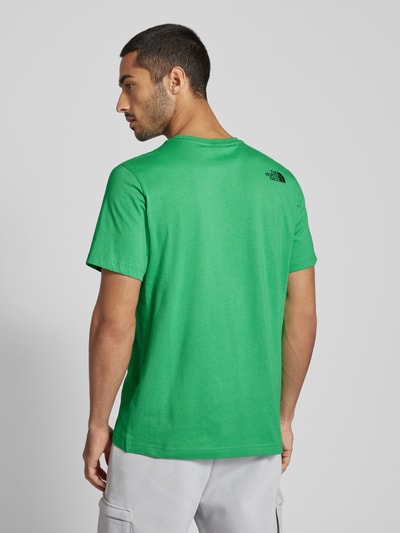 The North Face T-Shirt mit Label-Print Modell 'FINE' Gruen 5