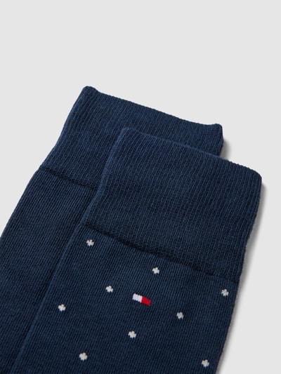 Tommy Hilfiger Sokken met labeldetails in een set van 2 paar Donkerblauw - 2