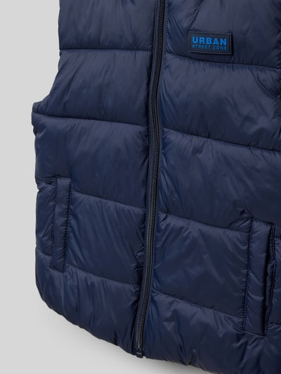 Name It Bodywarmer met capuchon, model 'MONAY' Marineblauw - 2