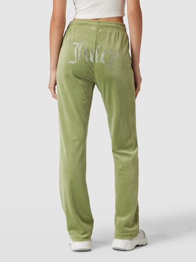 Juicy Couture Trackpants mit fixierten Bügelfalten Modell 'TINA' Hellgruen 5