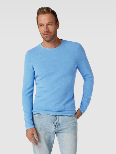 MCNEAL Strickpullover mit Strukturmuster Eisblau Melange 4