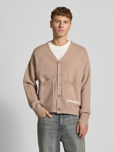 ANOTHER COTTON LAB Strickjacke mit Knopfleiste Beige 4