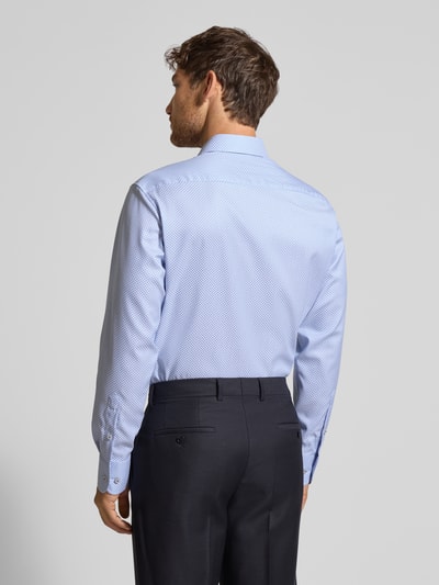 ETERNA Koszula biznesowa o kroju Modern Fit z kołnierzykiem typu kent Błękitny 5