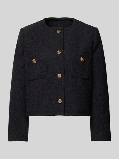 Bash Blazer met opgestikte borstzakken, model 'MEREDITH' Zwart - 2