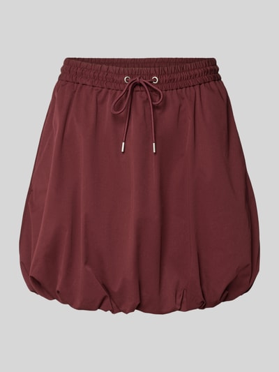 Marc O'Polo DENIM Regular Fit Mini-Rock aus Baumwoll-Mix Bordeaux 2