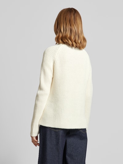 Drykorn Gebreide pullover met opstaande kraag, model 'ARWEN' Ecru - 5