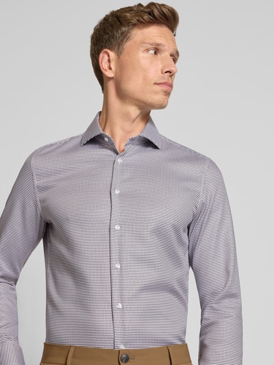 SEIDENSTICKER Slim Fit Business-Hemd mit Kentkragen Sand 3