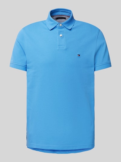 Tommy Hilfiger Regular fit poloshirt met labeldetail Lichtblauw - 2