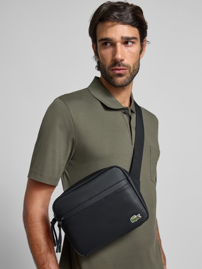 Lacoste Umhängetasche mit verdecktem Reißverschluss Black 1