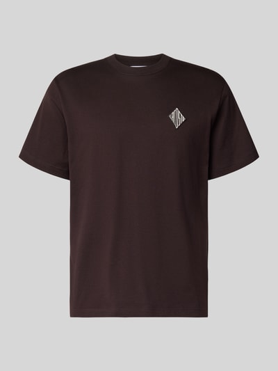 Produktfoto, Regular Fit T-Shirt aus reiner Baumwolle Modell 'JERSEY LOURD' von Lacoste, Optik: Unifarben, Label-Patch, Logo-Stitching, Rundhals, Kurzarm, Materialverarbeitung: Jersey, Material: reine Baumwolle