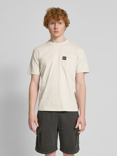 Superdry T-shirt met labeldetail Offwhite - 4