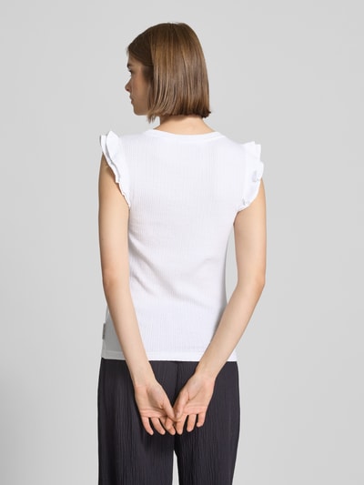 Marc O'Polo Denim Slim fit top van katoenmix Wit - 5