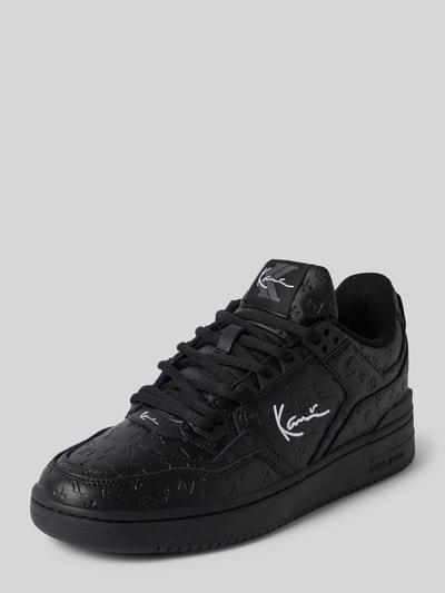 KARL KANI Leren sneakers met labeldetails Zwart - 1