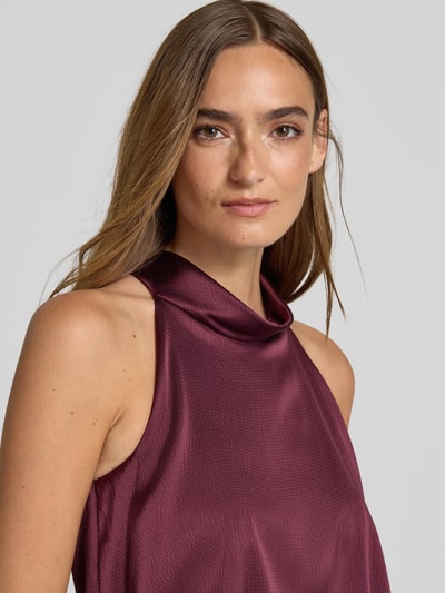 V by Vera Mont Regular Fit Jumpsuit mit Strukturmuster Bordeaux 3